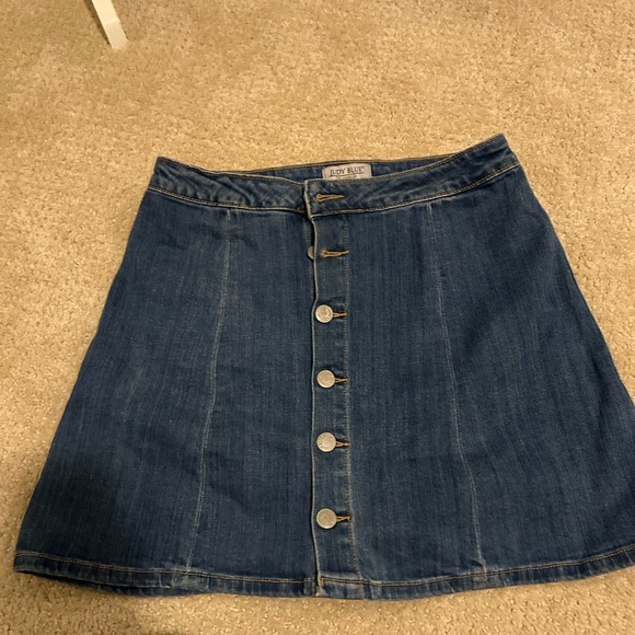 Judy Blue Midi Denim Skirt main image 1